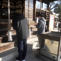 初詣に行きました！！